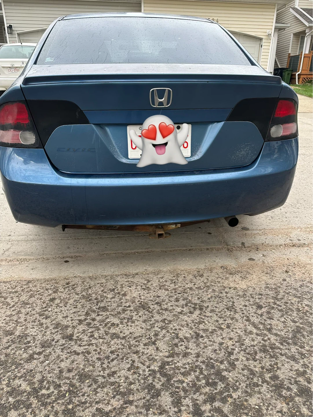 2008 Honda Civic Sedan - Blue. Rebuilt title - photo 4