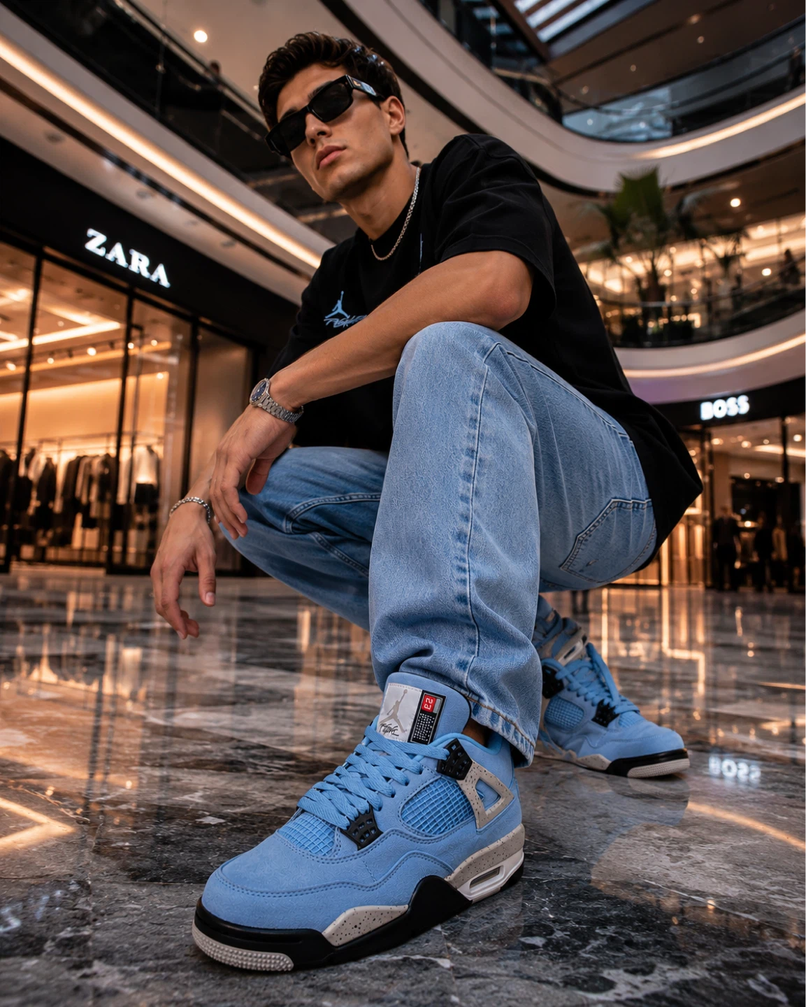 Air Jordan 4 'University Blue' Sneakers