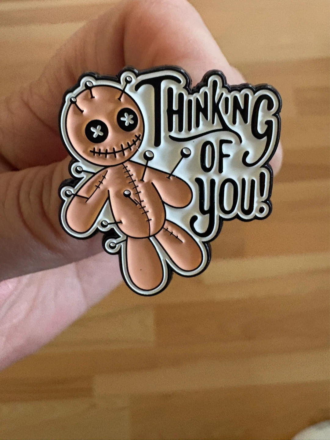 “Thinking of You” Enamel Pin $5 firm
