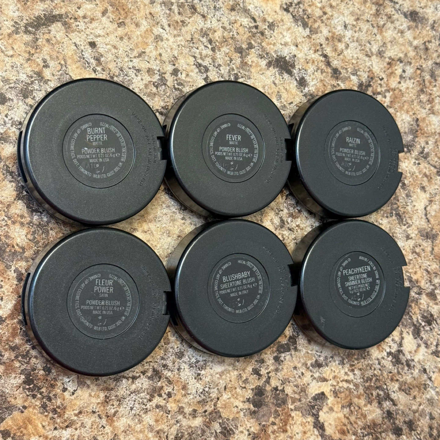 MAC Powder Blush Lot - 6 Shades - photo 2