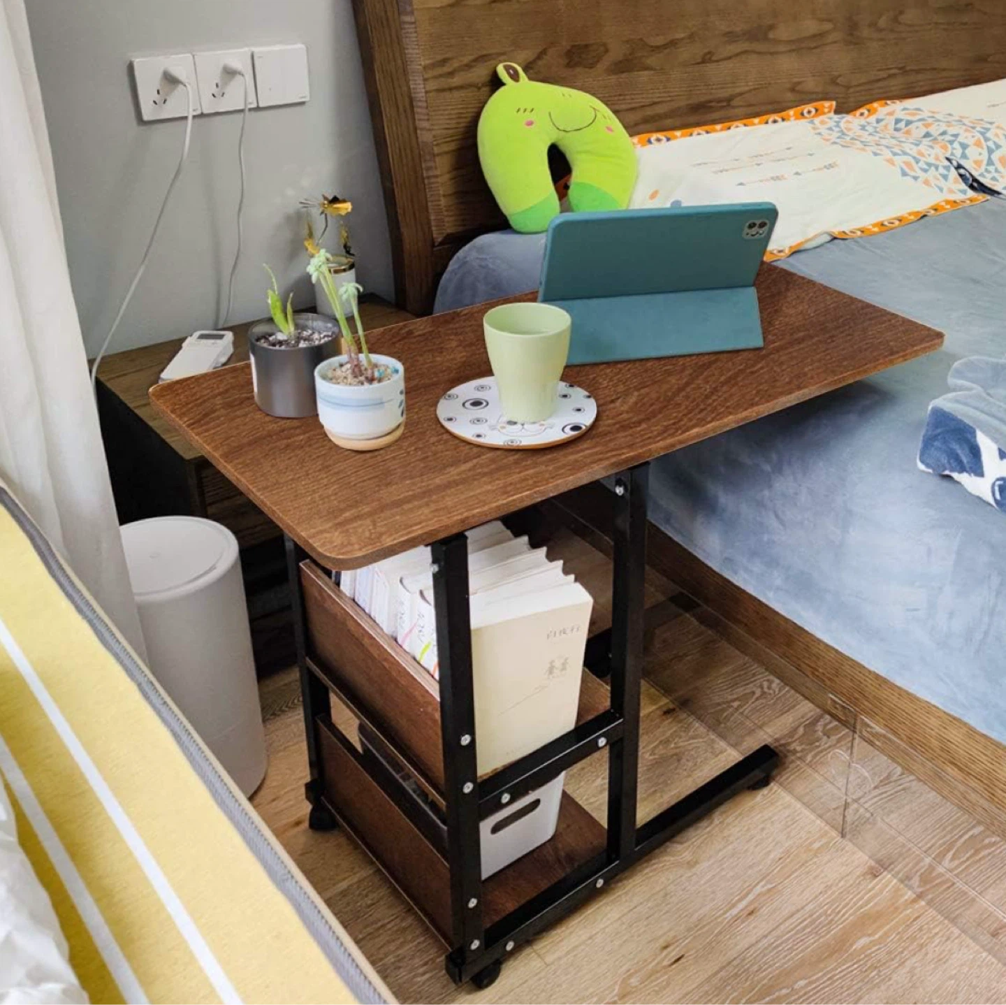 Adjustable Height Laptop Bed Tray Table