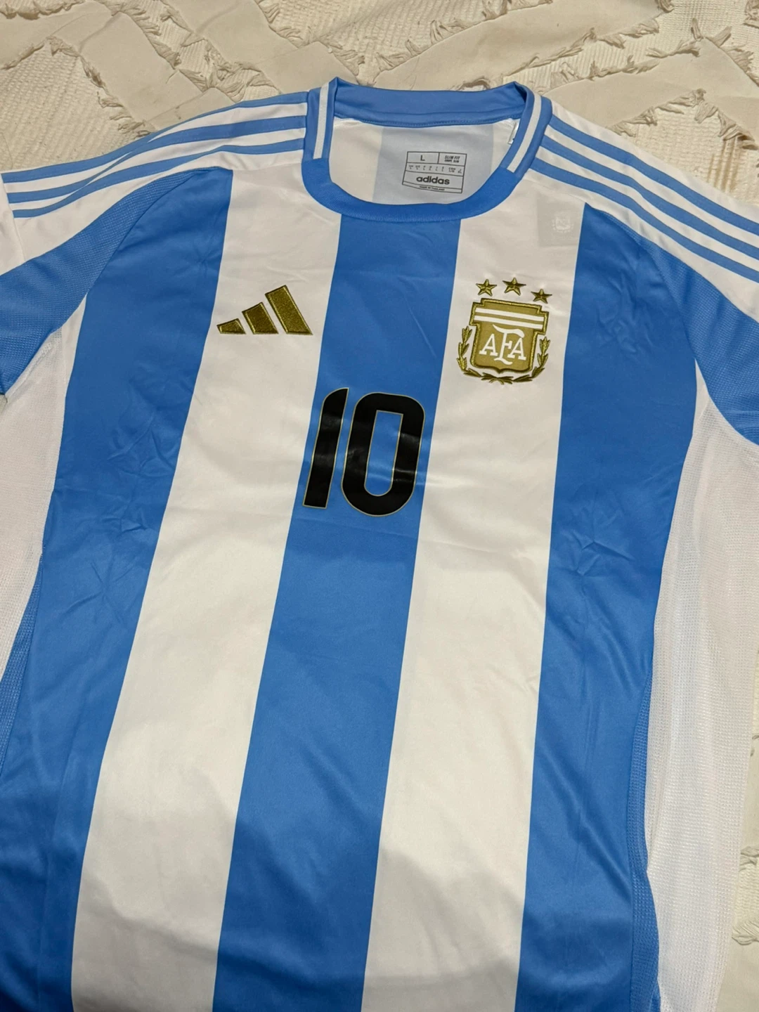 Argentina Messi #10 Soccer Jersey