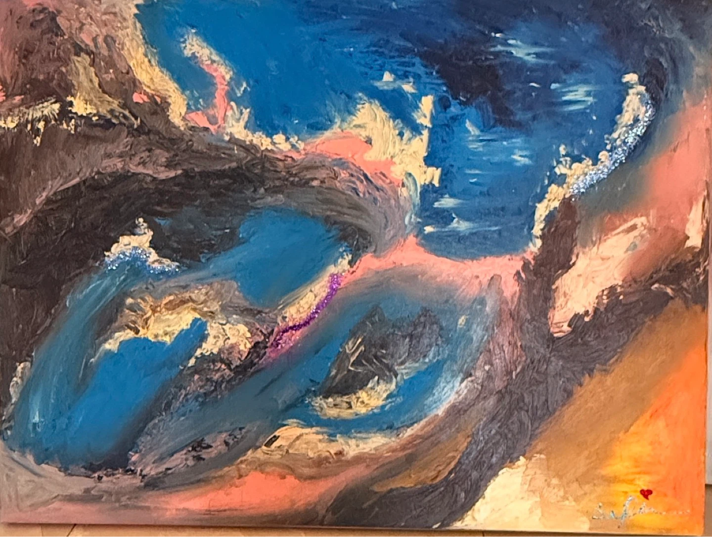 Abstract  oil Painting