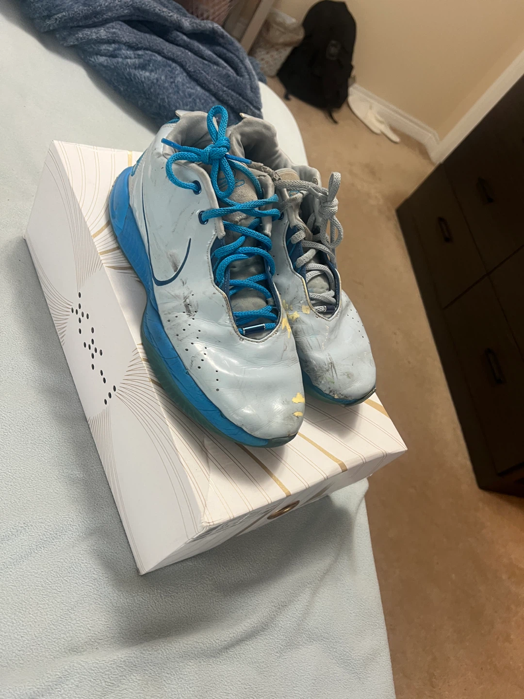 Nike Blue Lebron 21s Basketball Shoes - photo 5