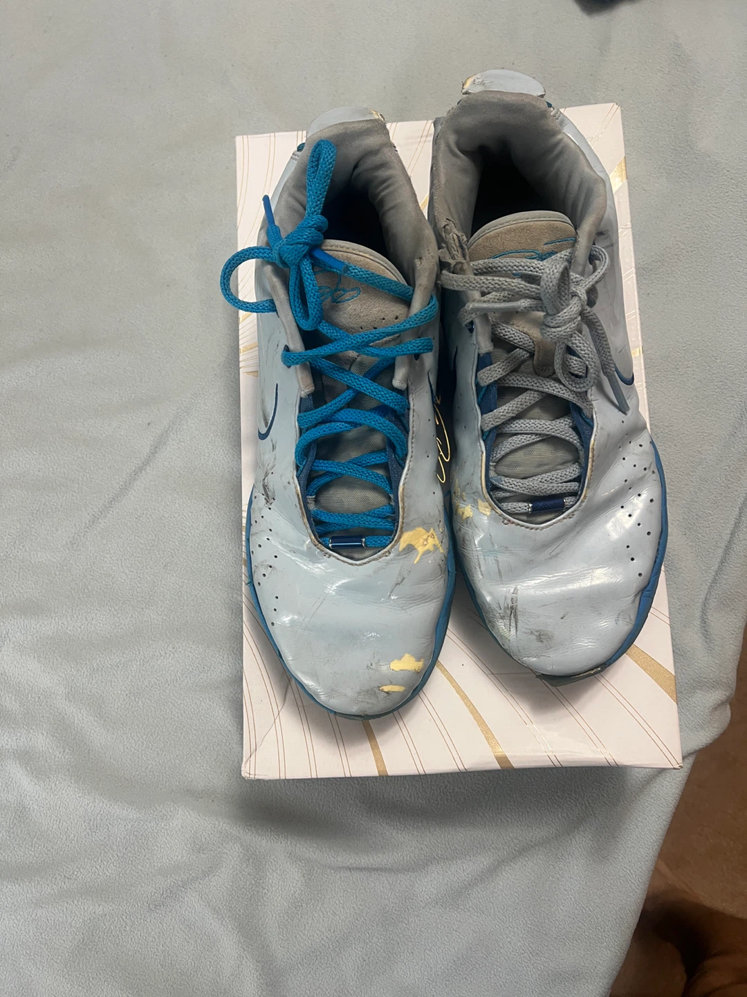 Nike Blue Lebron 21s Basketball Shoes - photo 4
