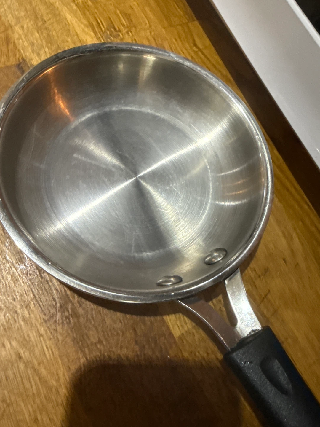 New Stainless Steel Triply Frypan 14 cm (small) - photo 3