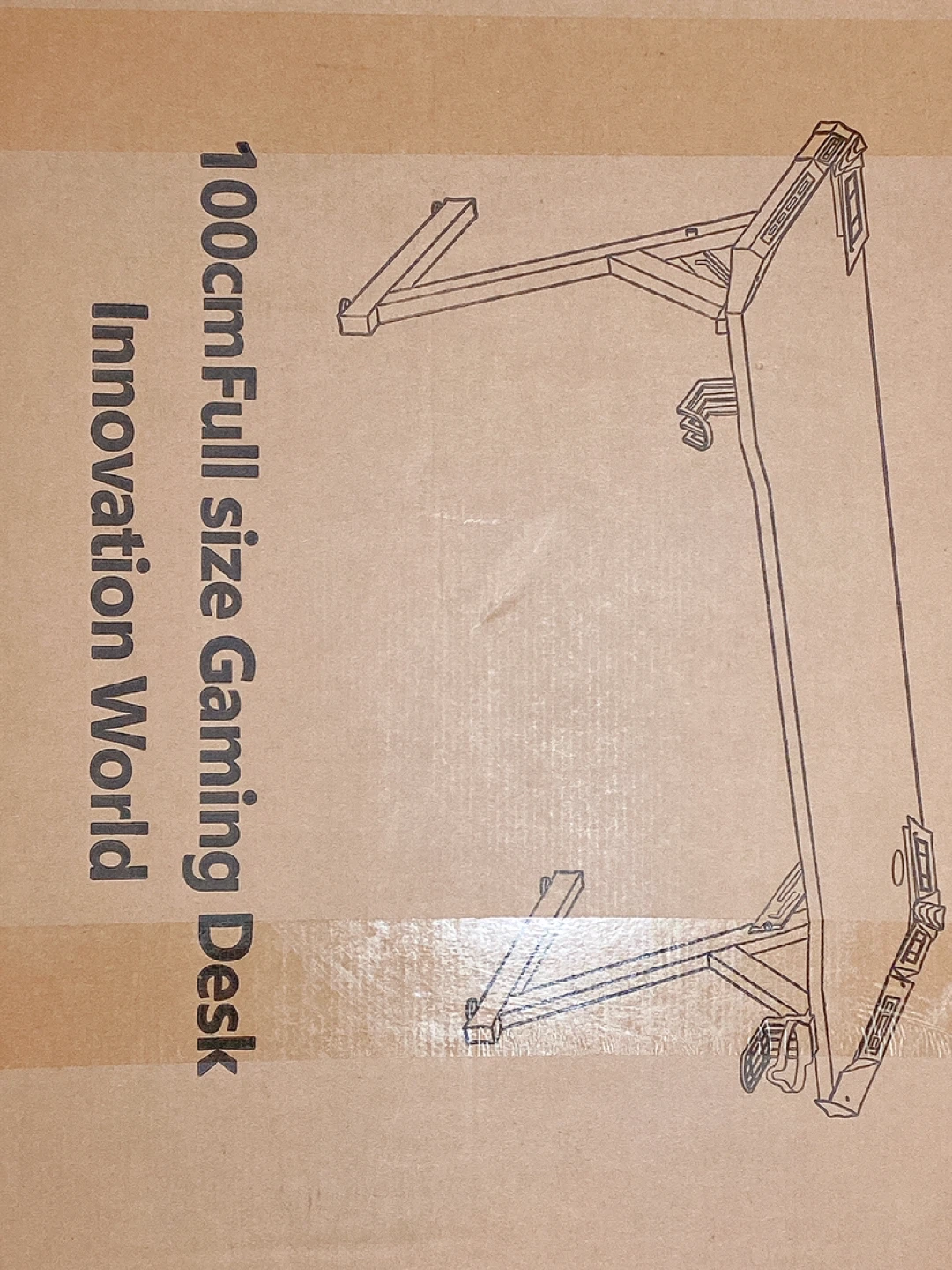 Innovation World 100cm Full Size Gaming Desk with RGB Lighting - photo 4