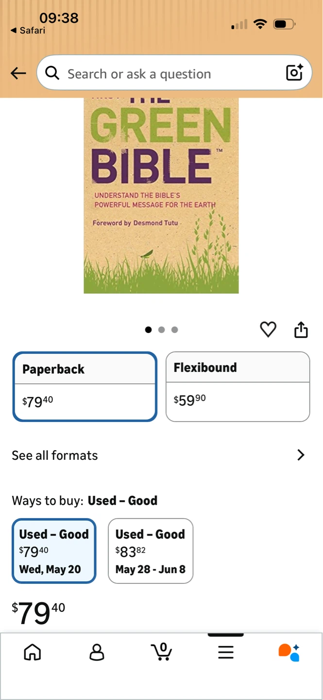 NEW NRSV The Green Bible focus on Environment