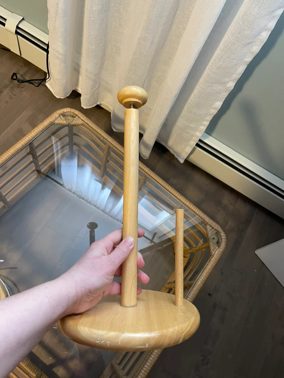 Wooden Paper Towel Holder - photo 2