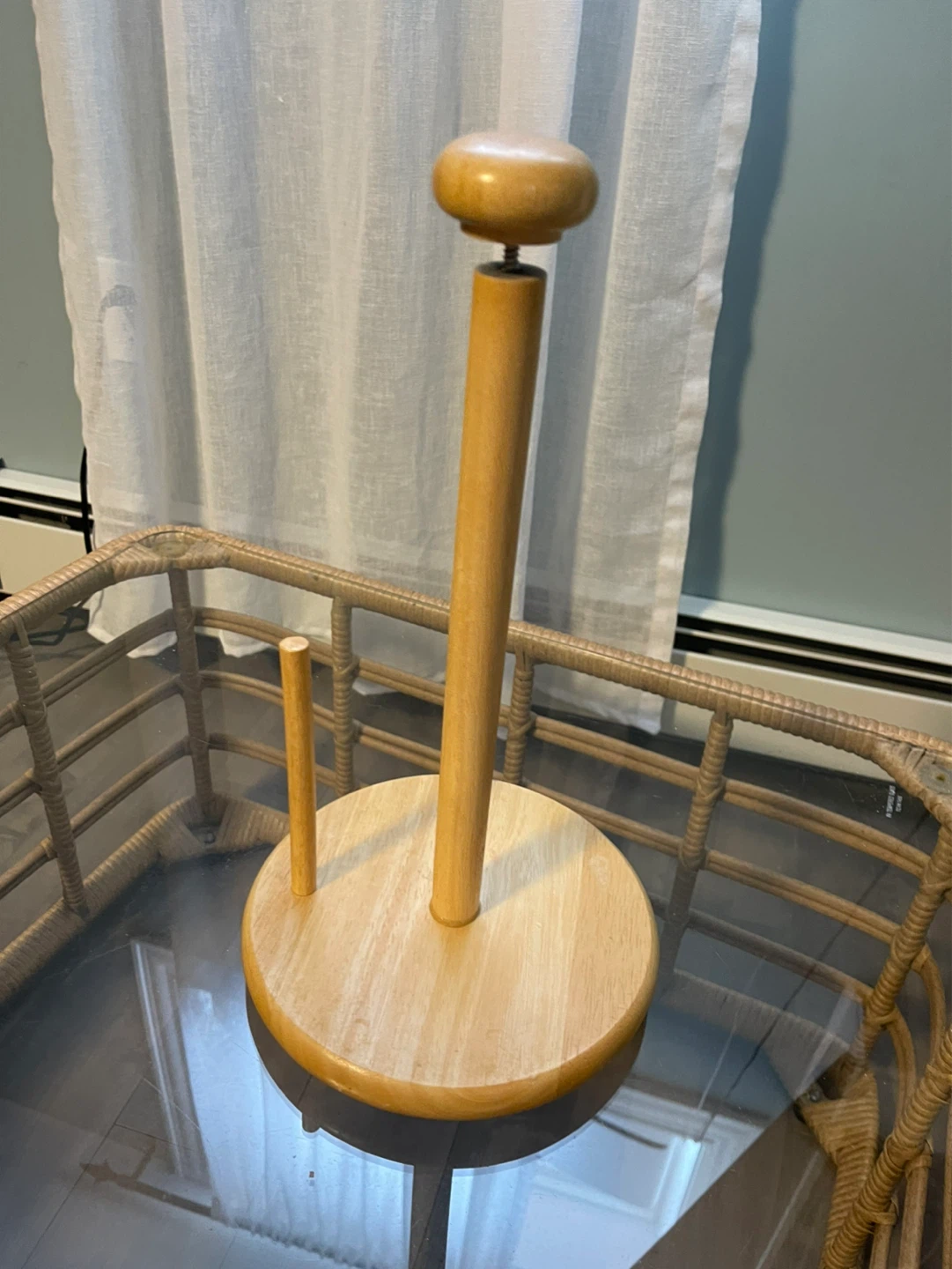 Wooden Paper Towel Holder