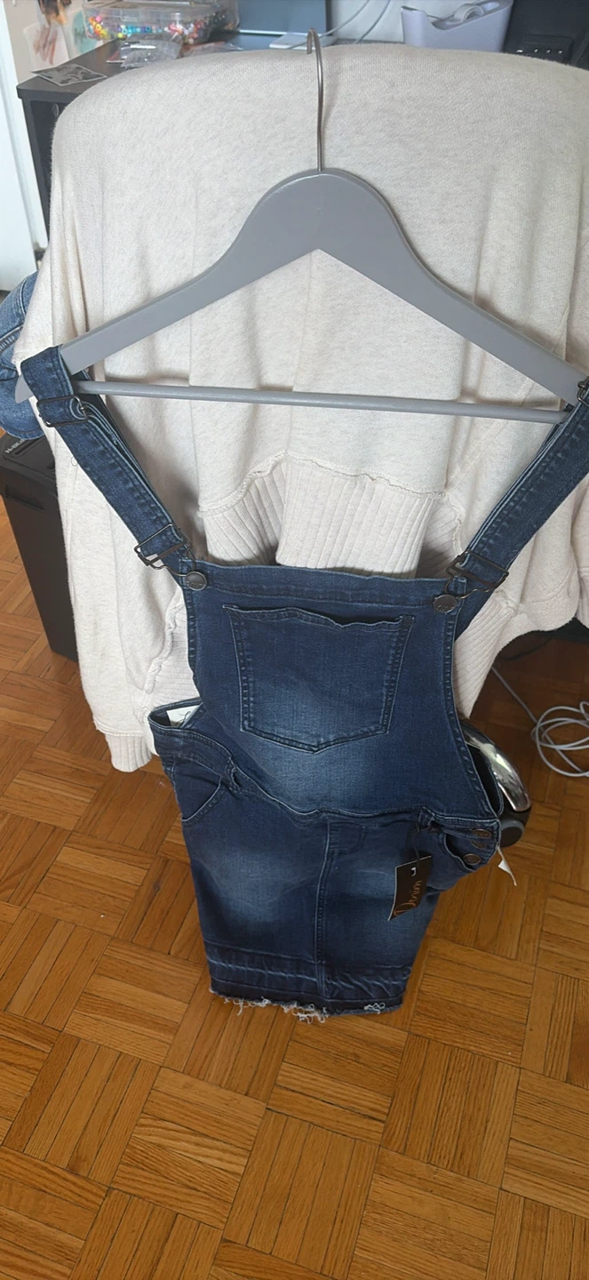 Denim Overall Skirt