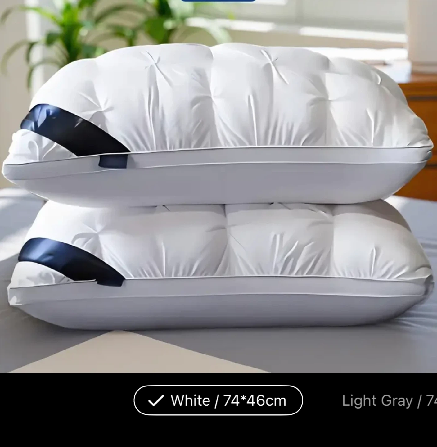 1 pc Luxury Hotel Pillows - Ultra Plush Heavyweight Bed Pillows
