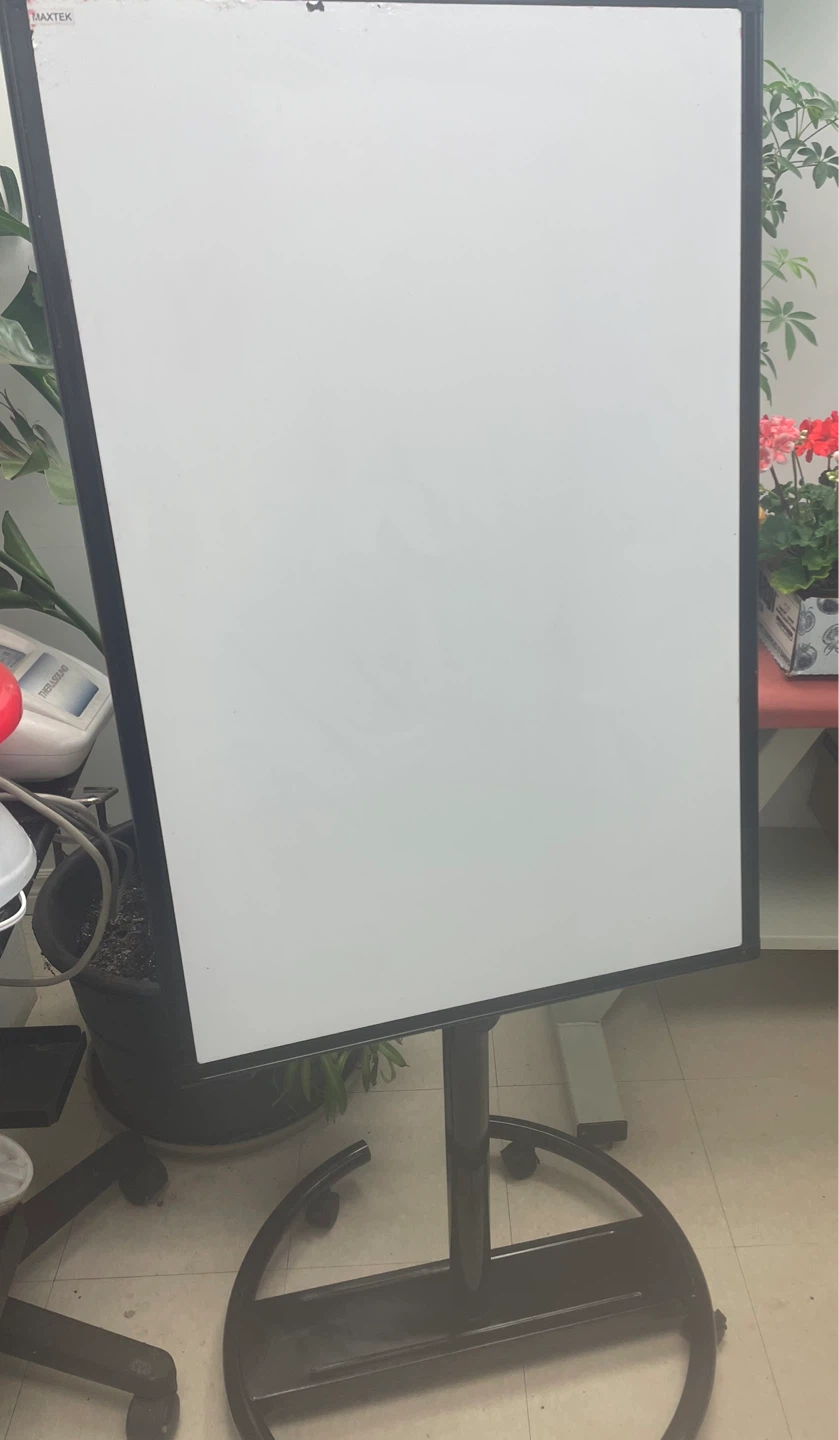 MAXTEK Rolling Whiteboard
