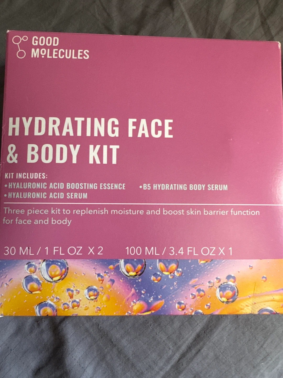 Good Molecules Hydrating Face & Body Kit