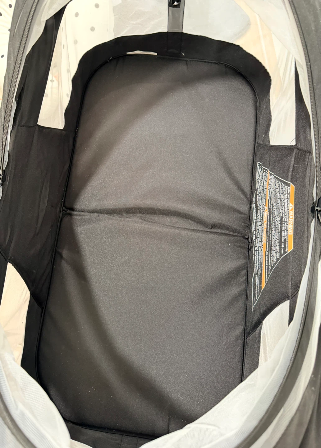 Black Baby Bassinet with Mosquito Netting - photo 2