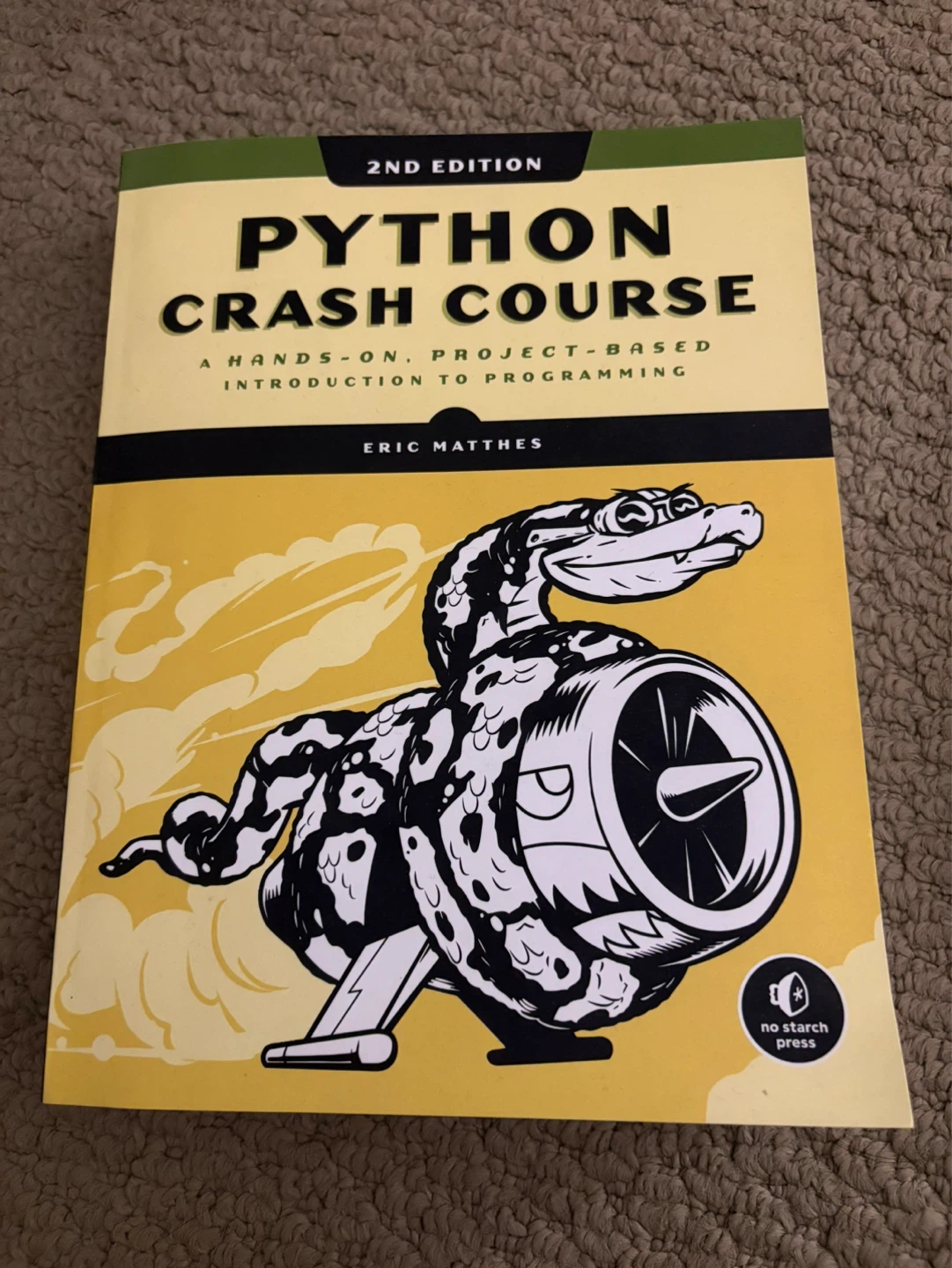 Python Crash Course 2nd Edition Programming Book