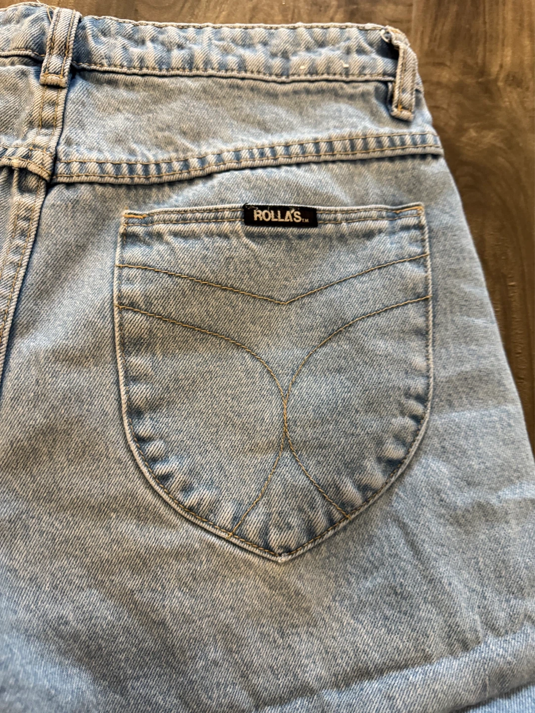 Rollas high waist duster jean short  - size 29 - photo 5