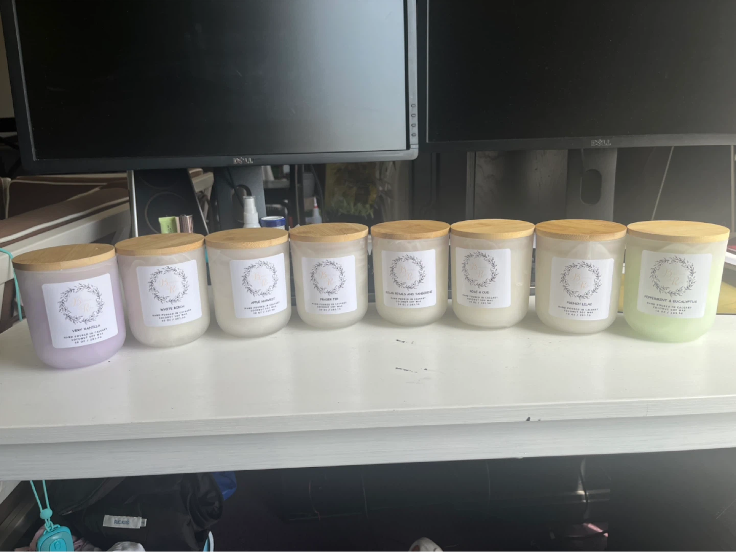 Hand Poured Soy Candles - Various Scents