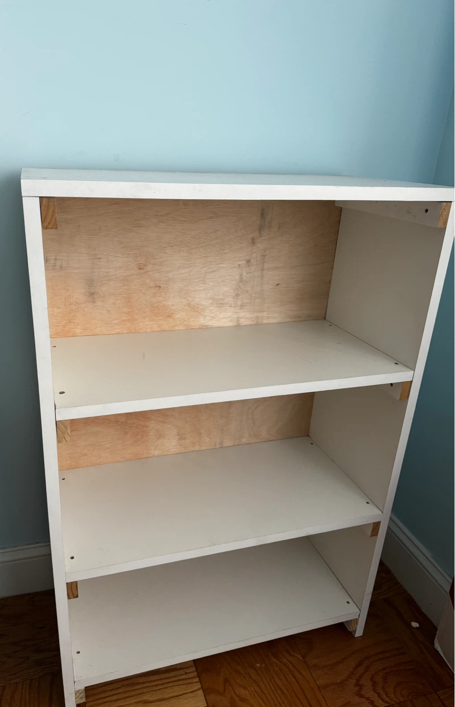IKEA White 3-Shelf Bookshelf