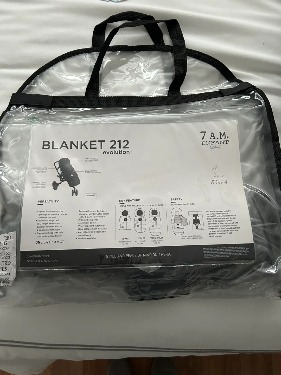 7 A.M. Enfant Blanket 212 Evolution Stroller & Car Seat Footmuff - photo 3
