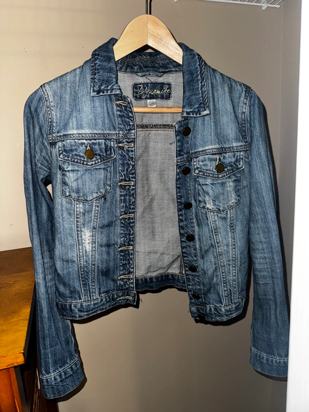 Dynamite denim jacket, size XS.