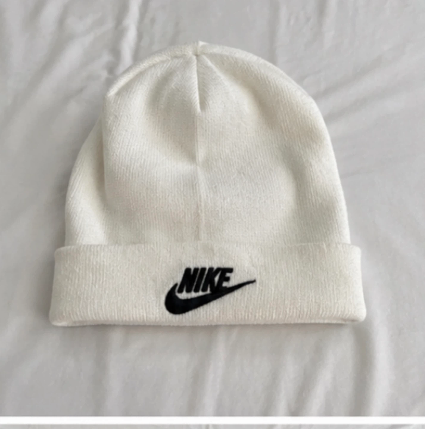 White Nike Beanie