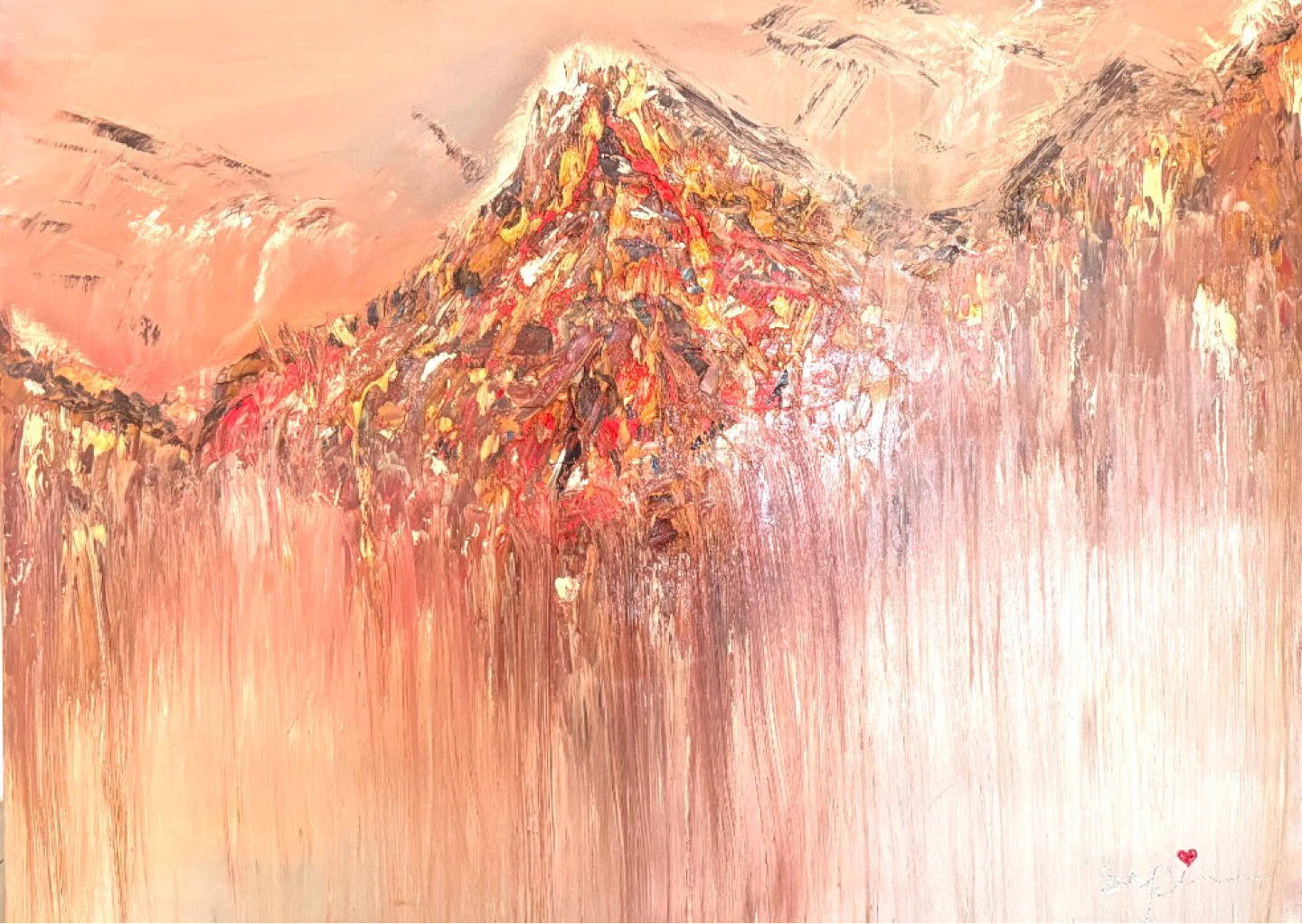 Embers of the Mountain, Oil Painting