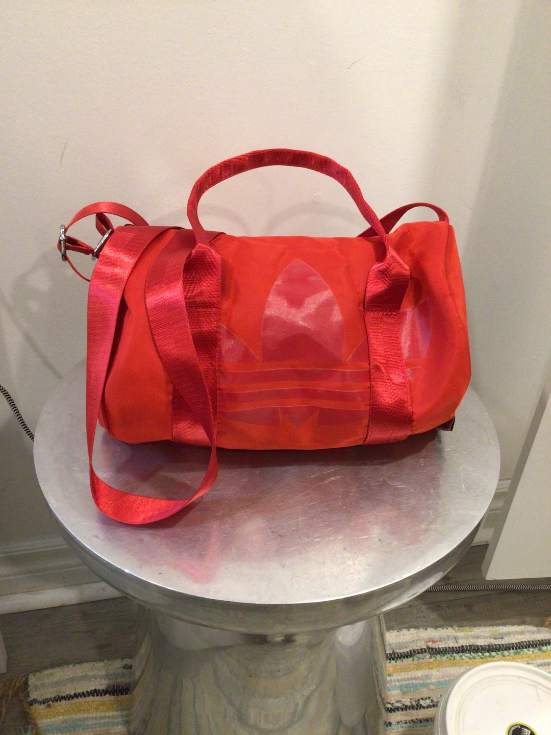 Mini Adidas Red Duffel Bag - photo 4