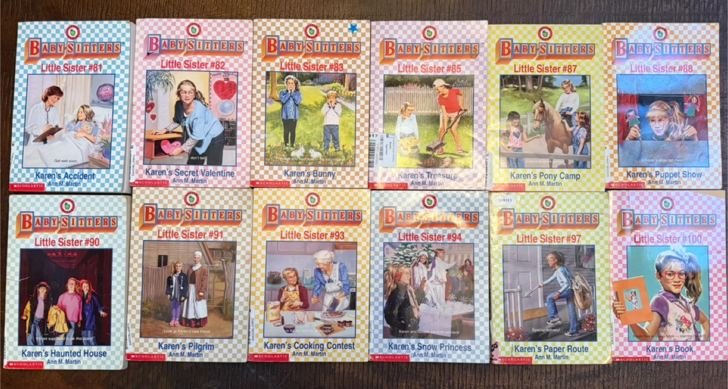Baby Sitters Little Sister Books (12 books)