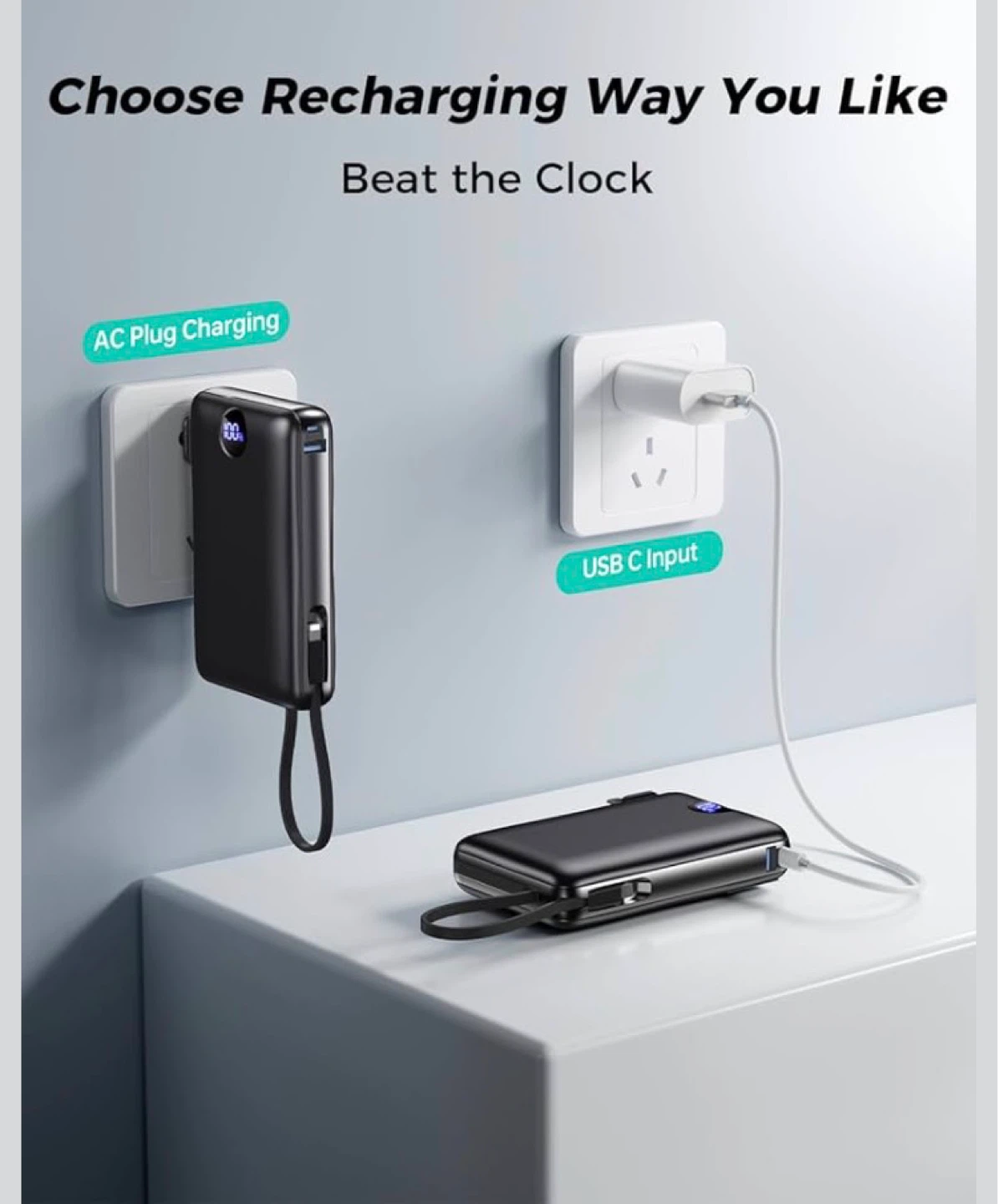 3-in-1 Power Bank 50,000mAh Fast Charge - photo 5