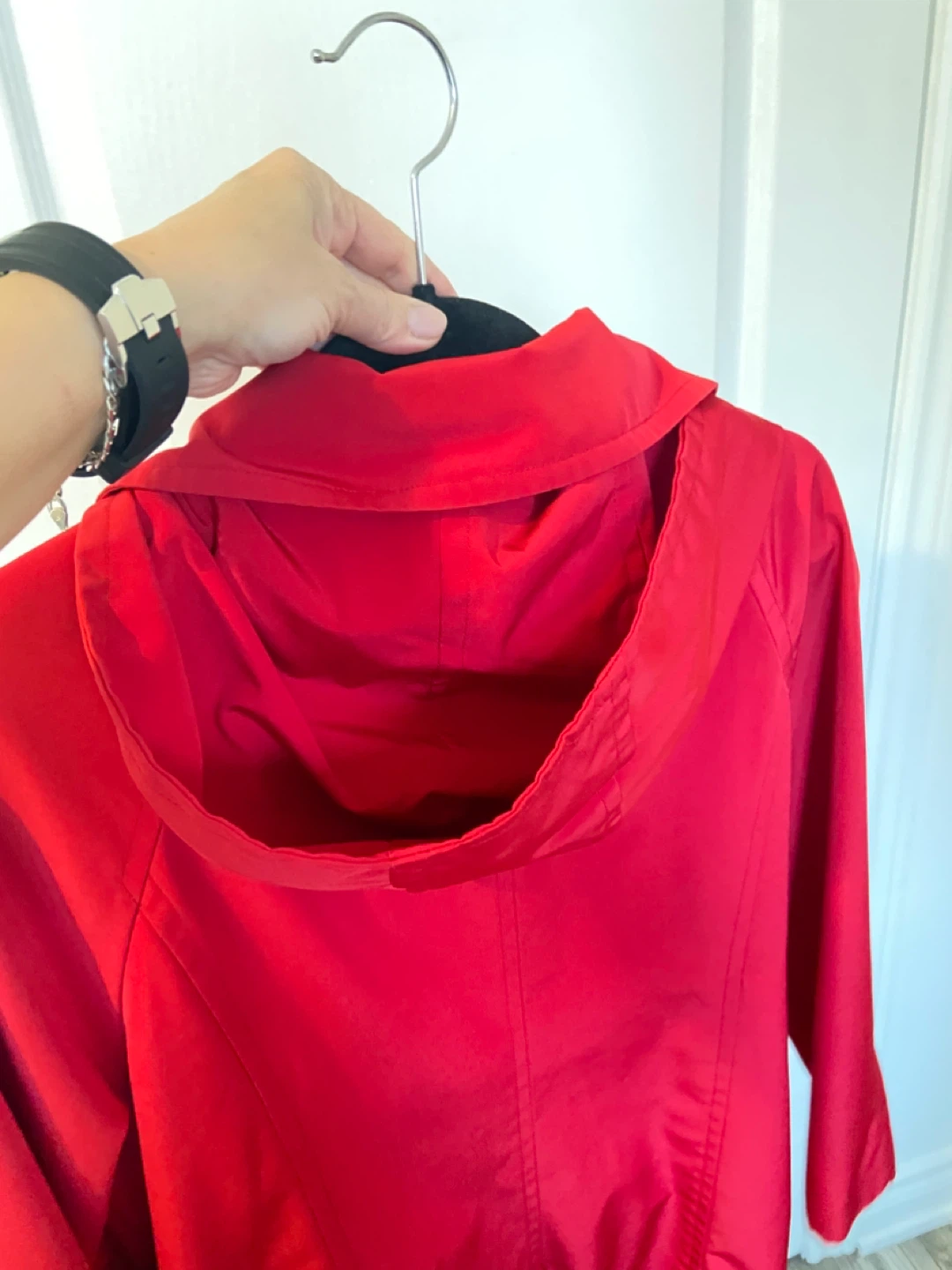London Fog Red Raincoat Size Medium - photo 3