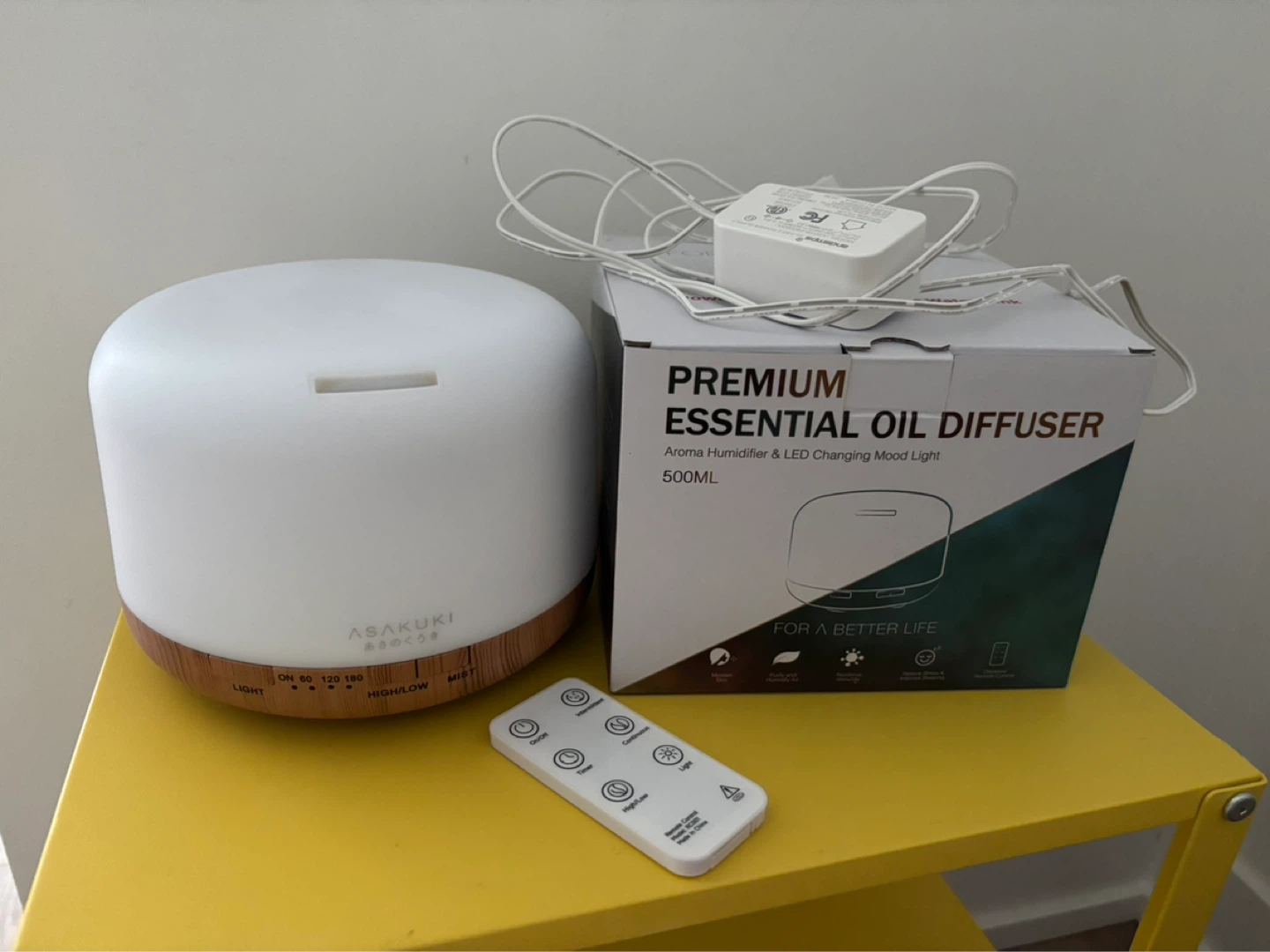 ASAKUKI Essential Oil Diffuser with Remote - photo 2