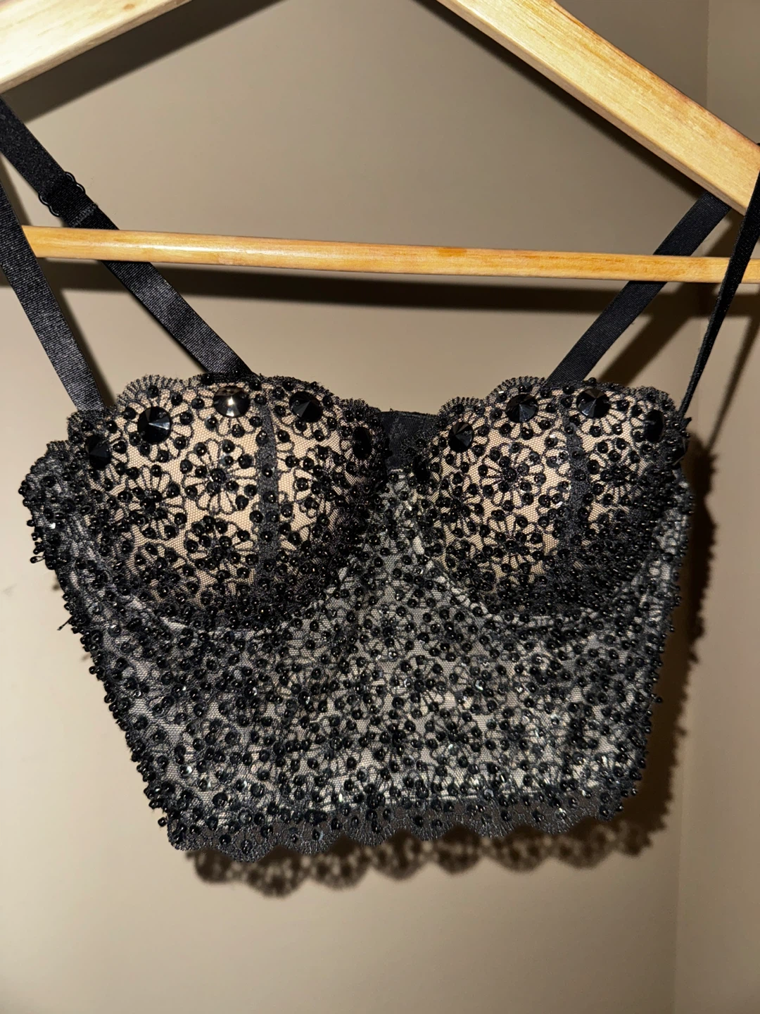 Bebe corset-style top, size XS, $20.