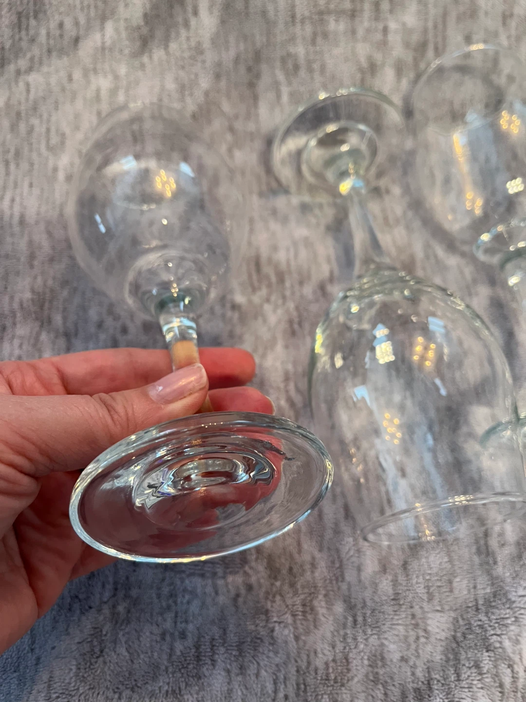 Set of 9 Clear Glassware - photo 3