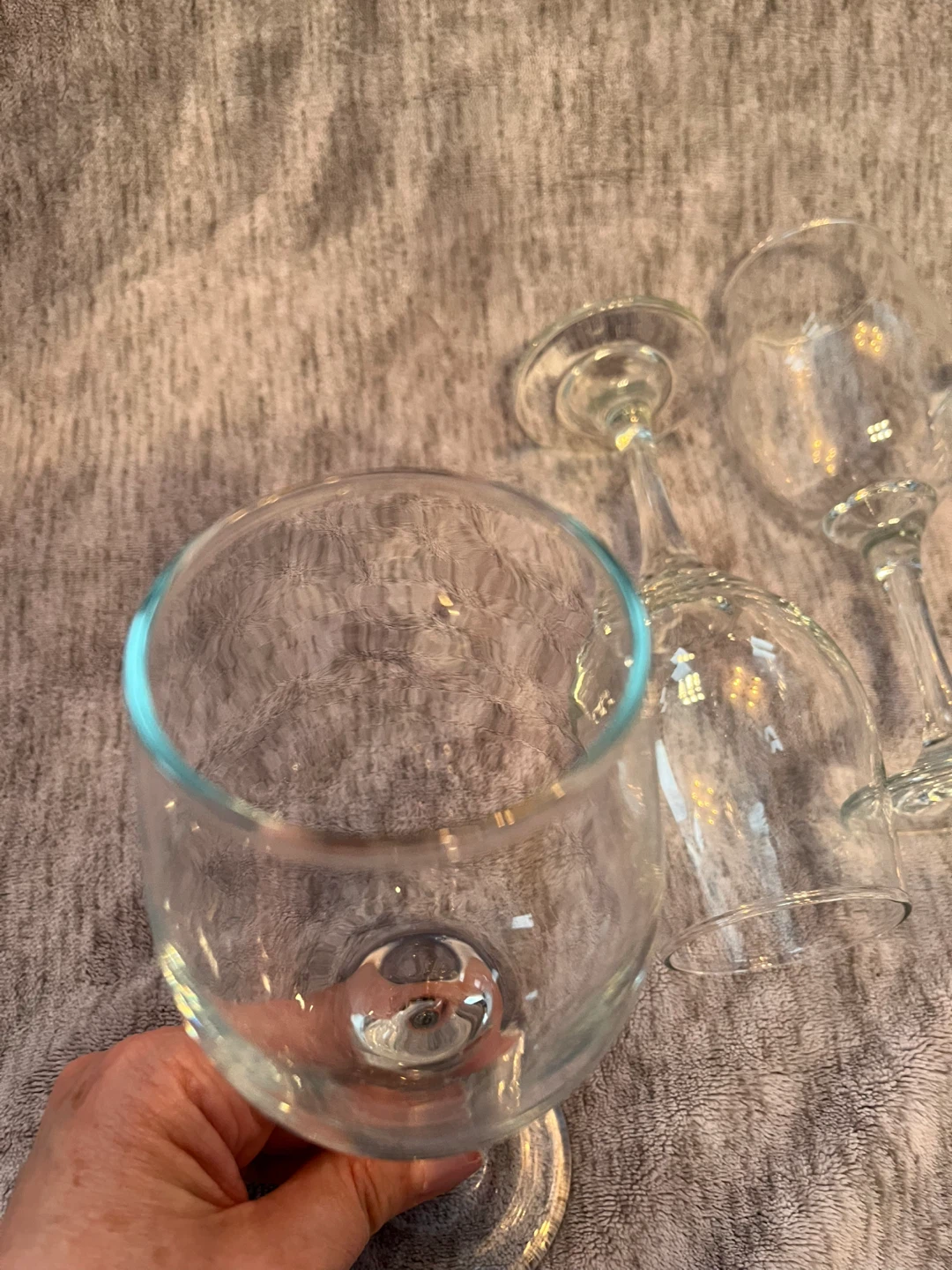 Set of 9 Clear Glassware - photo 2