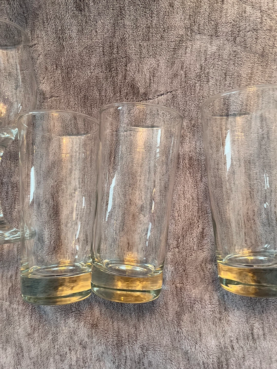 Set of 9 Clear Glassware - photo 4