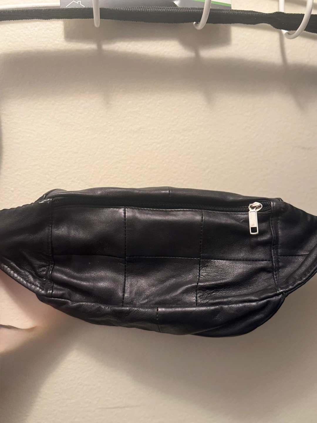 Black Leather Fanny Pack - photo 2
