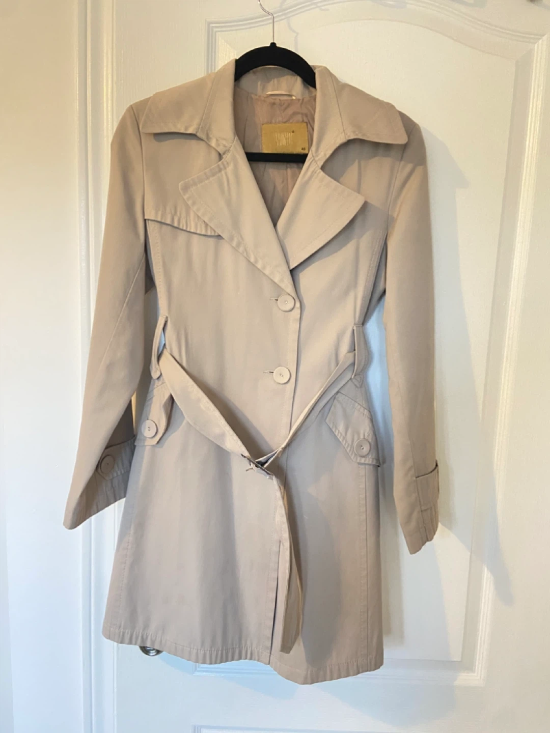 WING Trench Coat - Beige, Size 40