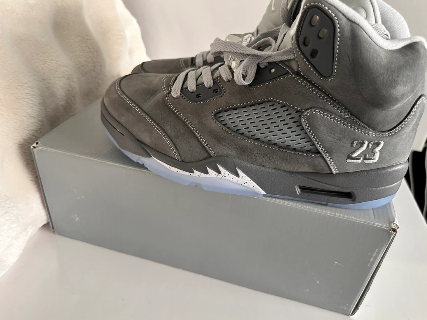 Air Jordan 5 Retro | Wolf Grey - photo 4