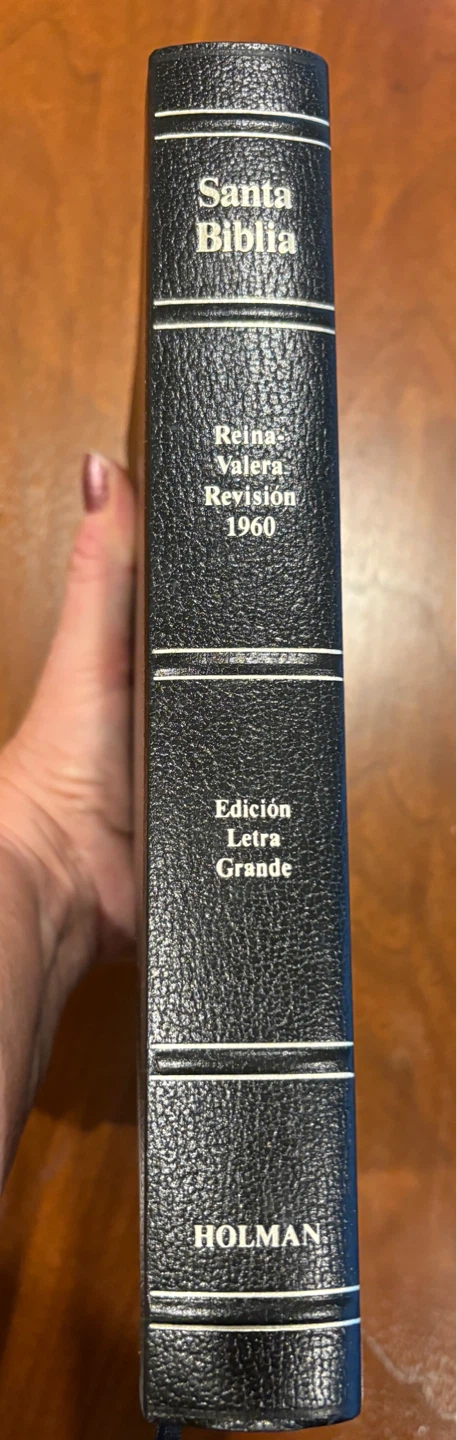 NEW Leather Spanish Bible Reina-Valera Edición Letra Grande