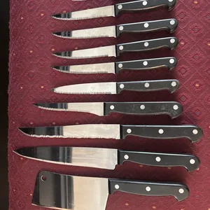 Laser Plus Stainless Steel Knife Set - 9 Pieces