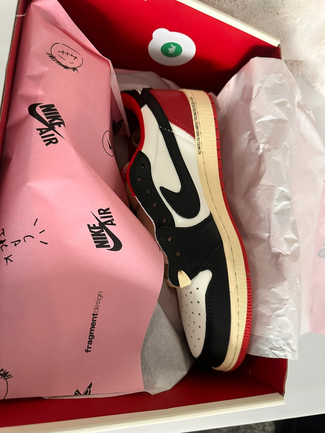 Air Jordan 1 Low Travis Scott x | Fragment - photo 5