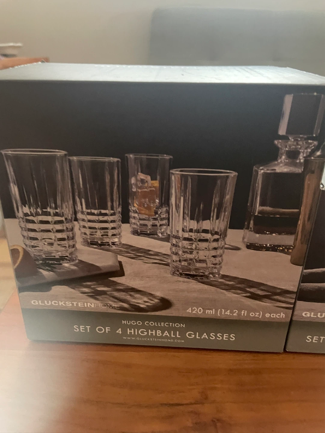 Gluckstein Set of  Glasses, 4 tall and 4 short glasses - photo 2