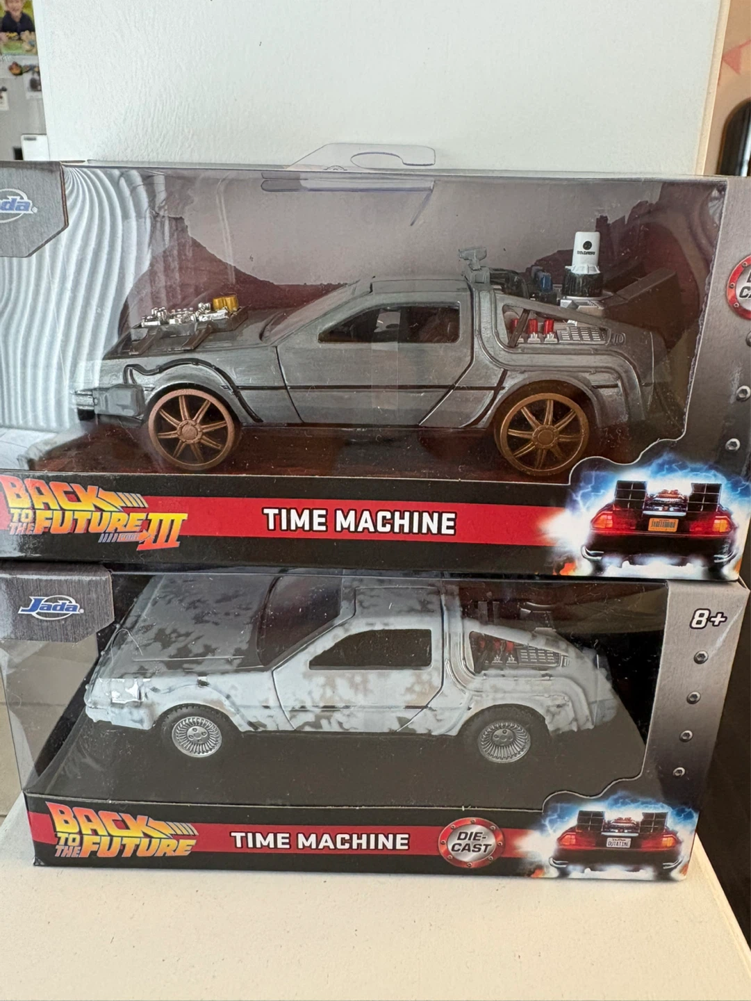 Jada Back to the Future Time Machine Die-Cast Car (2-Pack)