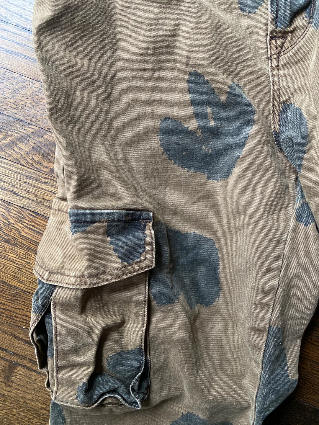 Smoke Rise NYC x RED Cargo Pants - Brown Floral Print - photo 3