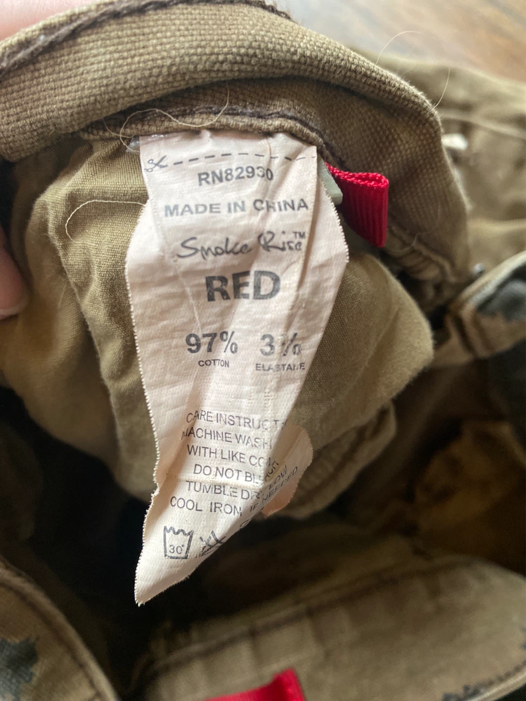 Smoke Rise NYC x RED Cargo Pants - Brown Floral Print - photo 5