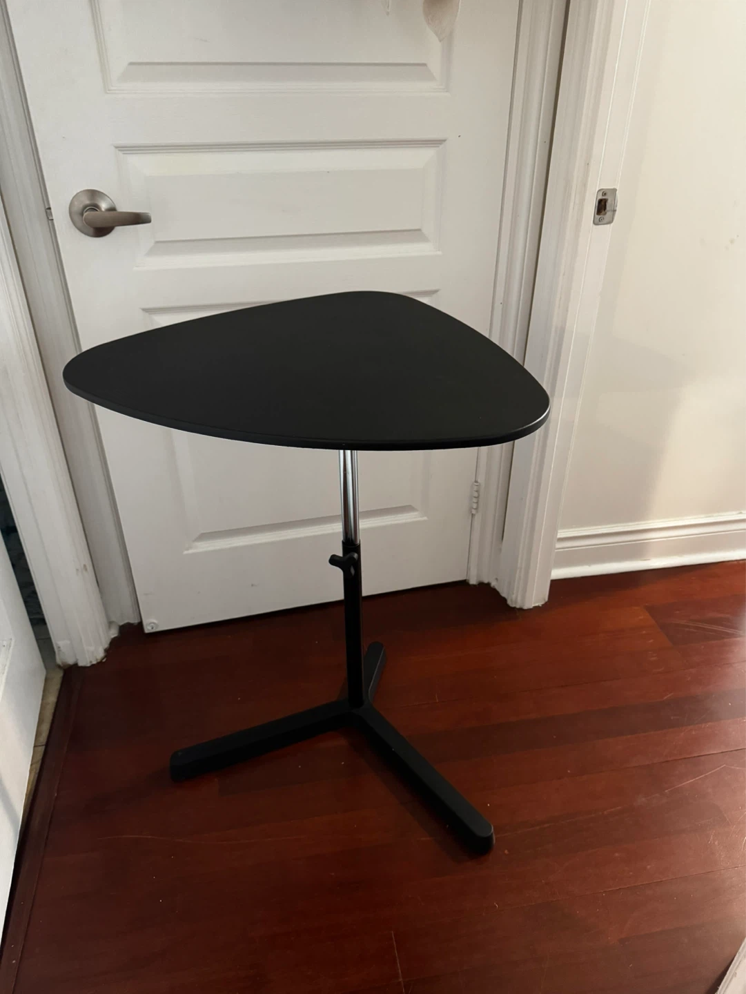 Adjustable Height Side Table - Black