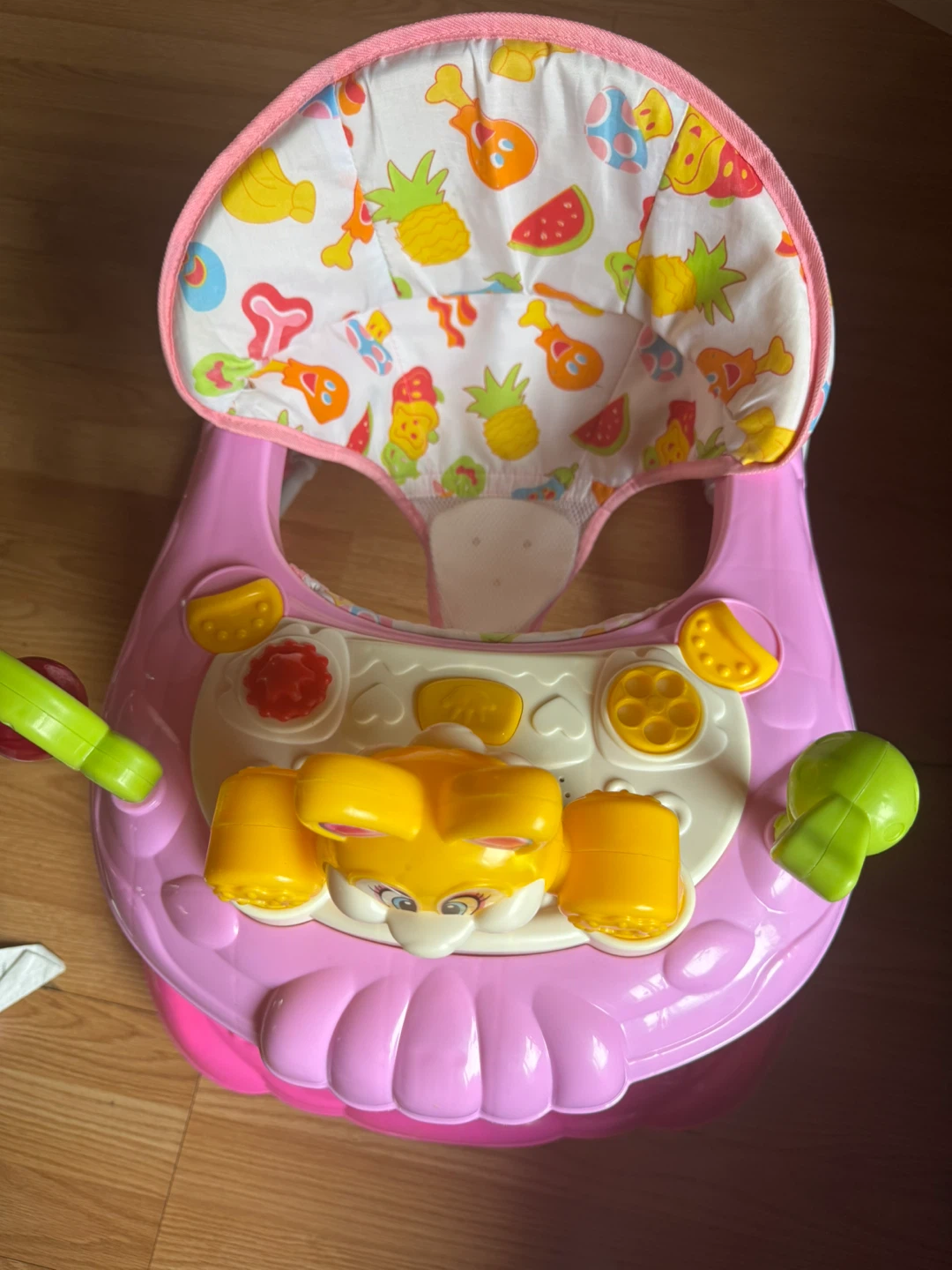 Pink Baby Walker with Toys