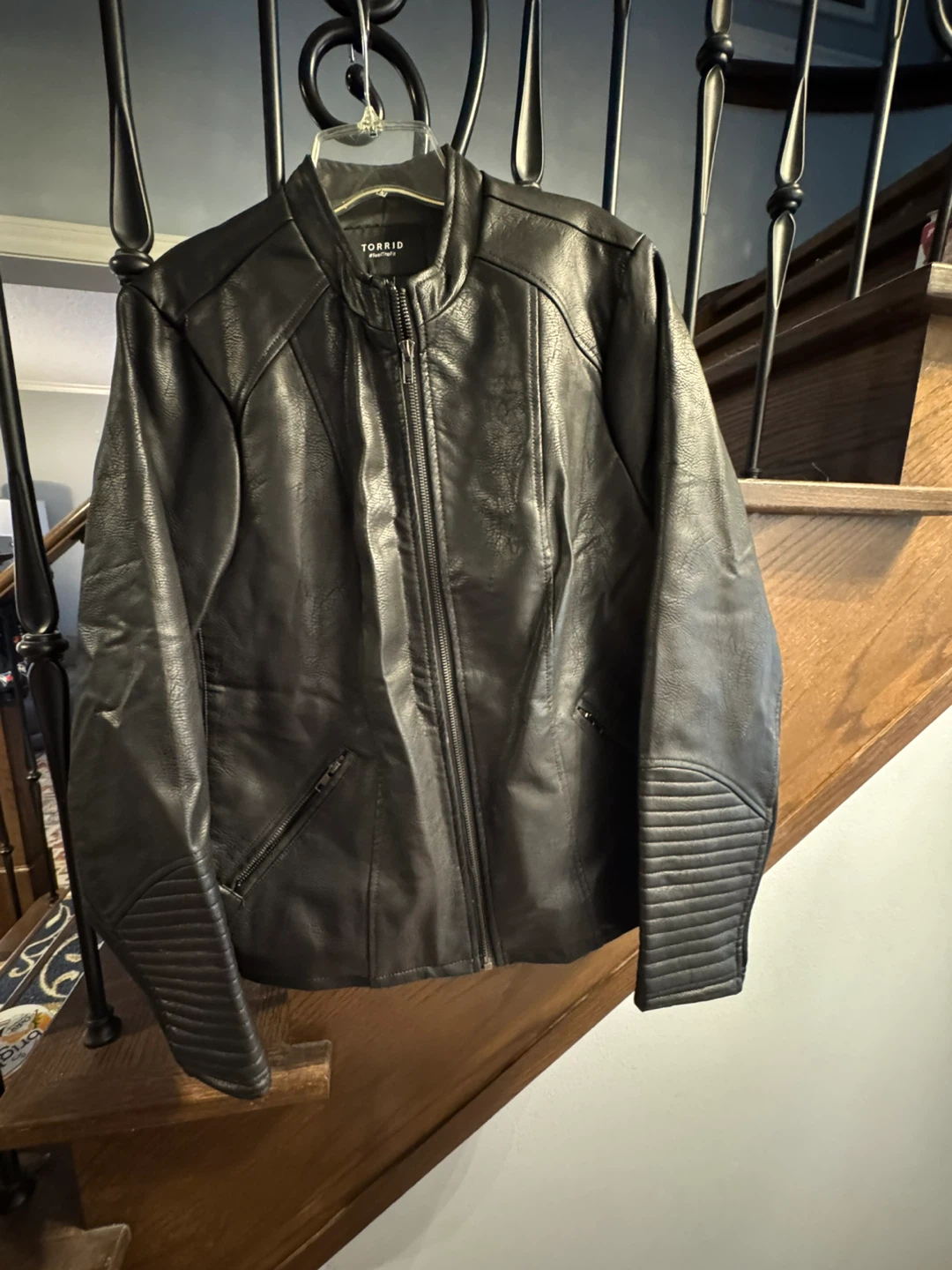 Torrid Faux Leather Moto Jacket  Size 1 (14-16)