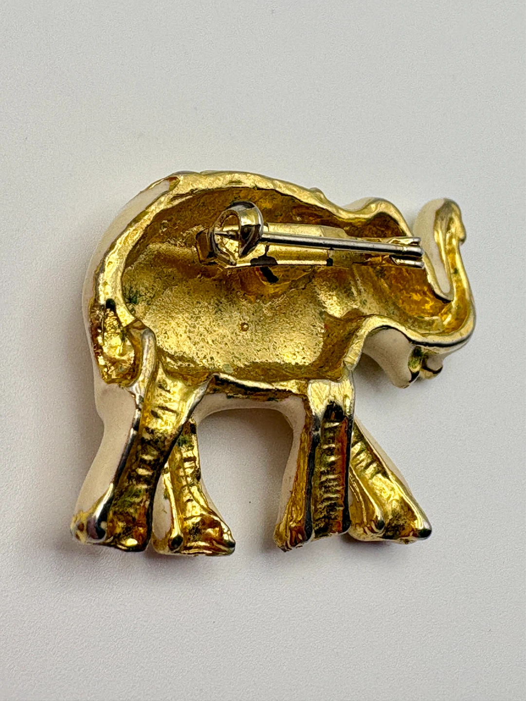 Elephant Pin Brooch with Rhinestones - photo 4